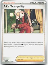 AZ's Tranquility 076/086 Uncommon Chaos Rising Pokemon Near Mint