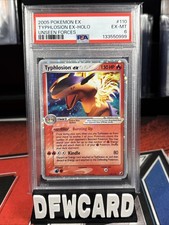2005 POKEMON EX UNSEEN FORCES #110 TYPHLOSION EX-HOLO PSA 6