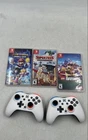 Nintendo Switch Mario + Rabbids Sparks Of Hope Brawls 3 Games And 2 Controllers