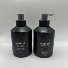 Method Premium Vetiver & Amber Scent Gel Hand Wash 12 Oz, 2 Pack