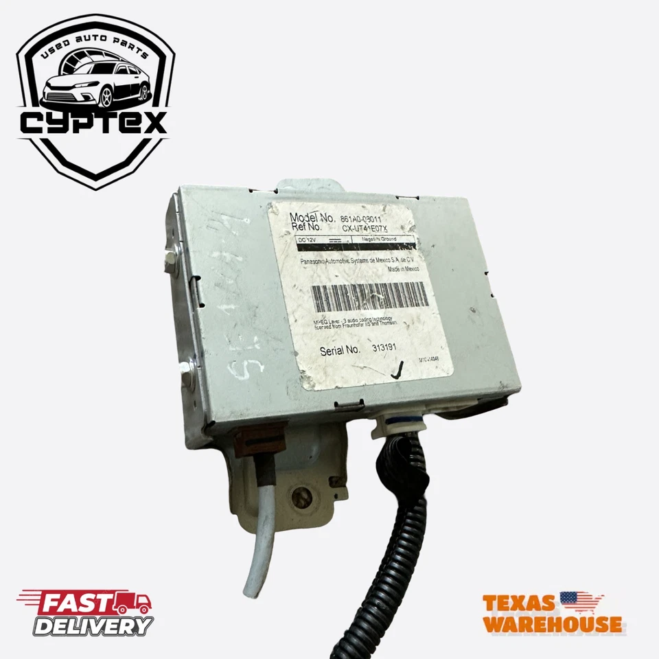 Módulo de controle de interface multimídia Toyota Sienna 2011-2014 usado fabricante de equipamento original 861A0-08010 - Imagem 3 de 4