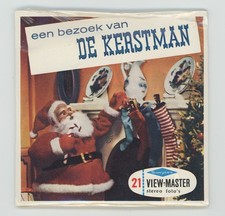 Een Bezoek van De Kerstman Dutch View-Master Packet B-382-N Sealed New