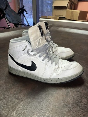 Nike Air Jordan 1 Mid Retro “White Cement” 2018 554724-115  display picture 1
