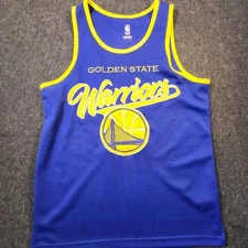 NBA UNK Golden State Warriors Stitched Jersey Size Medium Blue