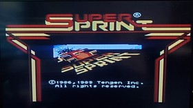 Super Sprint *Cartridge Only* Nintendo 1989 Tengen NES Retro Racing Gaming