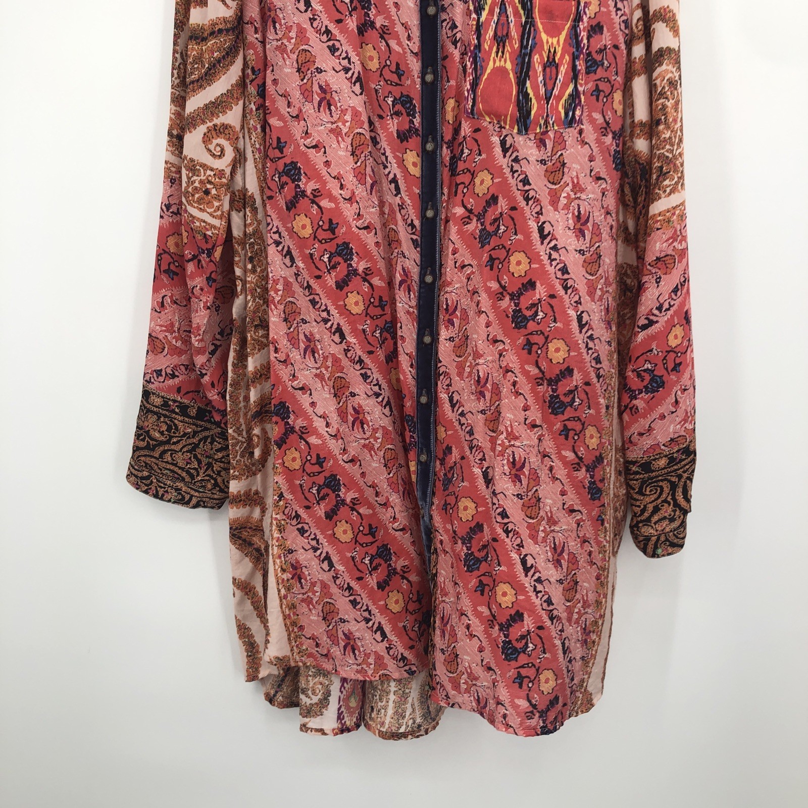 Soft Surrounding Brynn Button Tunic Top Floral Pa… - image 3