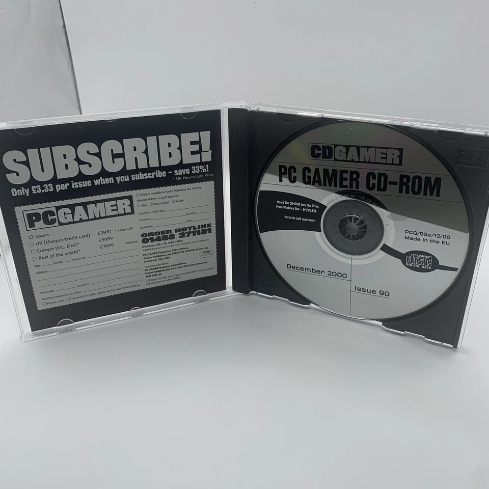 PC GAMER ISSUE 90 December 2000 DEMO DISC PC CD ROM GAME - RARE RETRO GAMING - Image 3 of 4