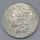 1889-P Morgan Silver Dollar / Uncirculated Details / High Relief #4732D
