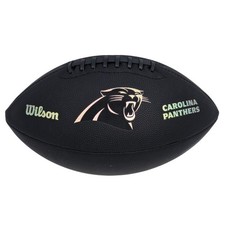 Wilson NFL Carolina Panthers Metallic Premiere Football Official Size Black