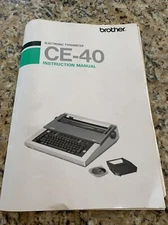 Brother Word Processor CE-40/ User's Guide