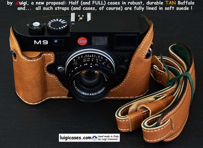 Leica M8.9.用プロテクター ＆ luigi case strap Leica M8.9.用プロテクター ＆ luigi case strap