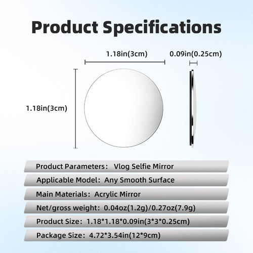 Cell Phone Selfie Mirror Vlog Live Photo HD Reflector Photography Accessories - Picture 11 of 20