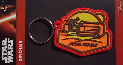 Rey Speeder - Star Wars VII Force Awakens - Gummi Schlüsselanhänger / keychain