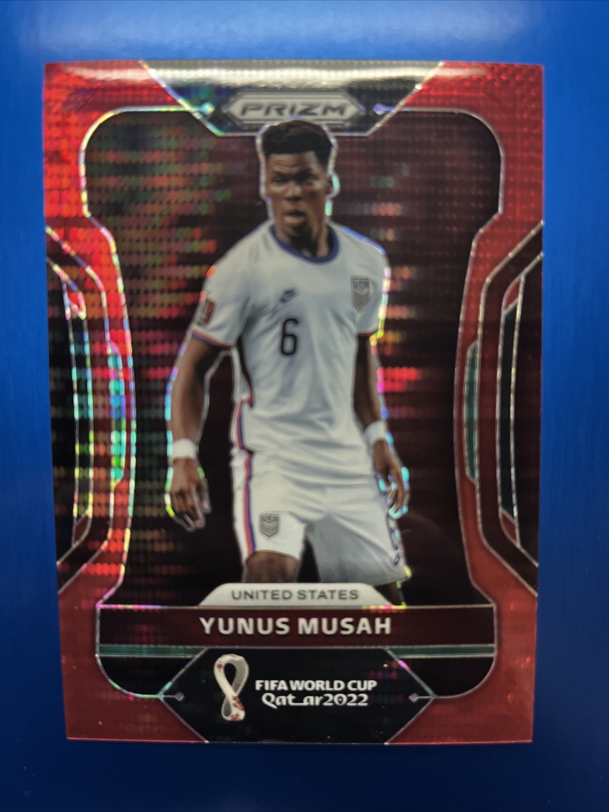2022 Prizm World Cup YUNUS MUSAH Red Breakaway Prizm SSP  61/99 USMNT 👀🇺🇸⚽️🔥
