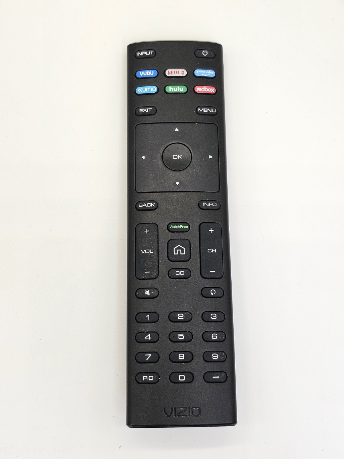 Vizio Smart TV Remote Control With Vudu iheart Netflix Hulu Hub XRT136 Original-image