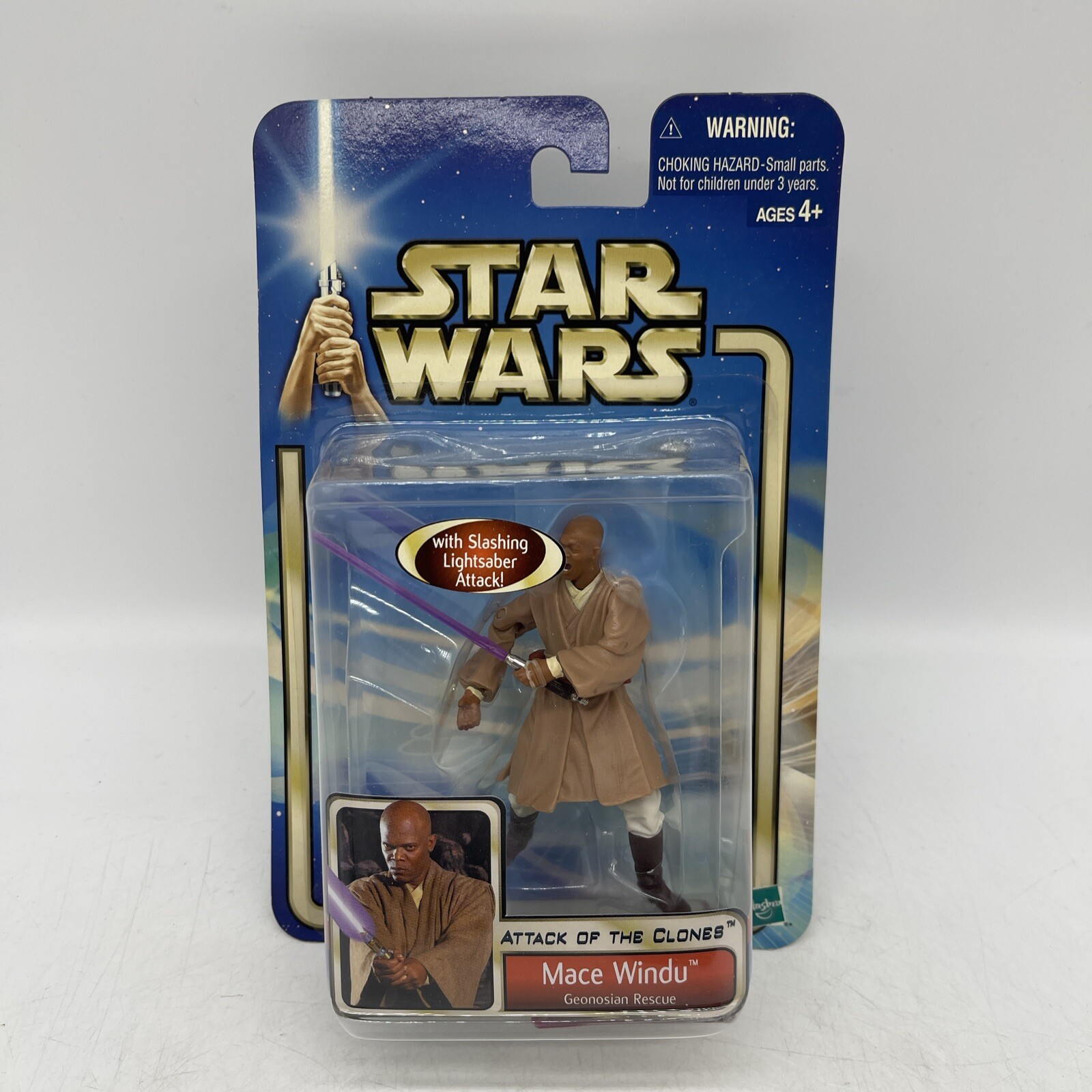 Star Wars Attack of the Clones - Mace Windu (Geonosian Rescue) Action Figure