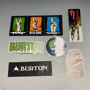 *RARE* Burton Snowboards #09 Vintage STICKER/DECALS Genuine Parts Ronin