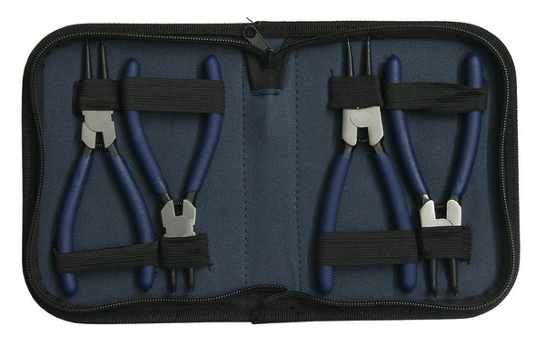 4 Teilig 4-Tlg 150Mm Seegeringzange Satz Sicherungszange Sprengringzange Set-image