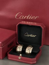 CARTIER PANTHERE XXXL Ohrringe Vintage 18k Gelbgold