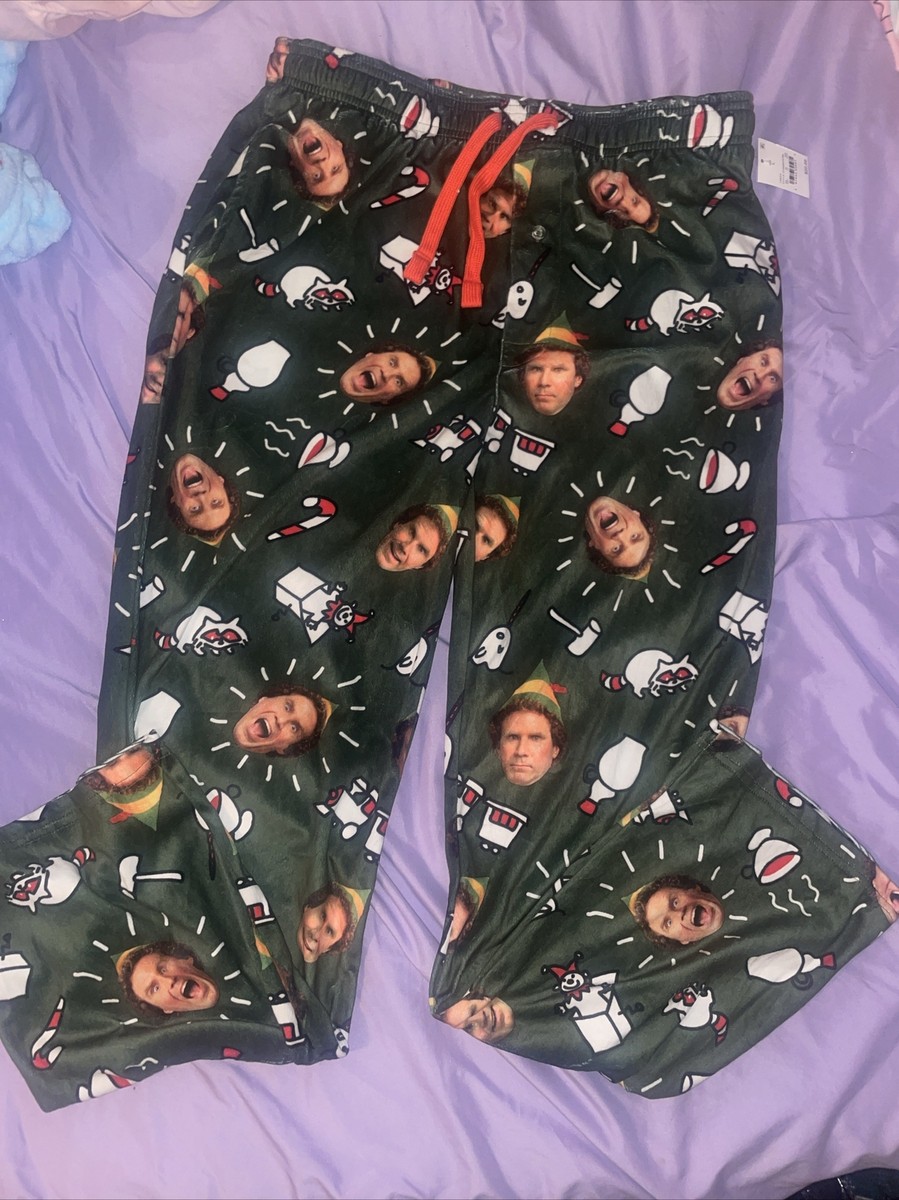 Buddy The Elf Movie Mens' Sleep Pajama Pant Size L for sale online