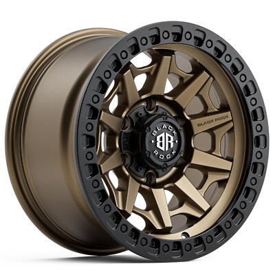 FORD RANGER RAPTOR WHEELS 18 INCH BLACK ROCK CAGE BRONZE BLACK RIMS FOR ...