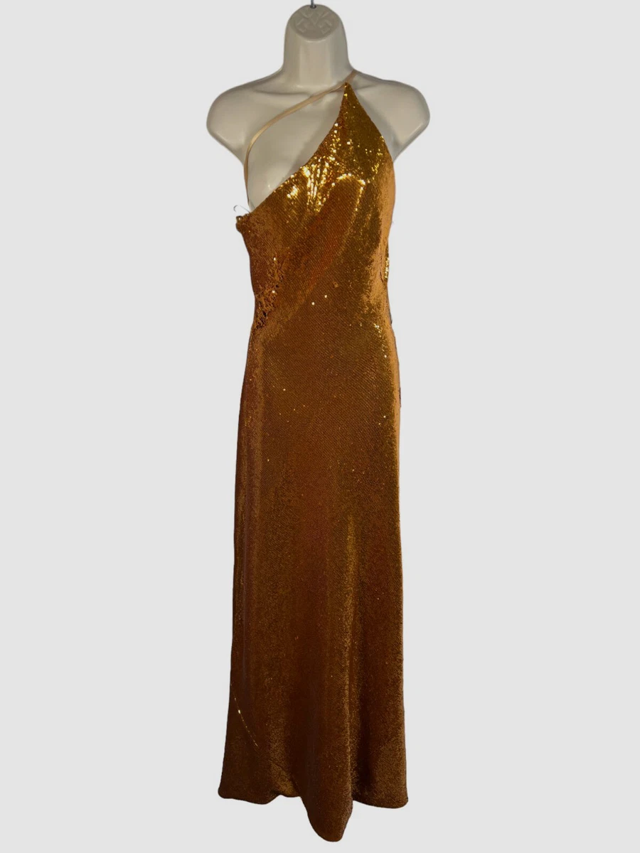white christmas dresses Ombré Halter Gown main image 1