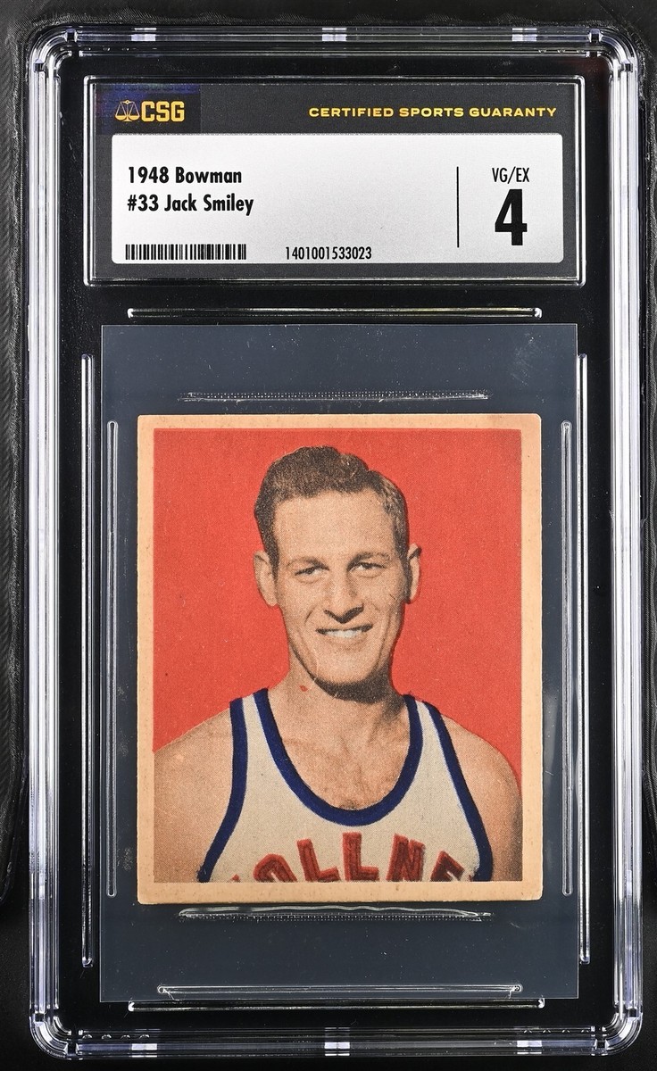 BALDMAN☯️ 1948 Bowman - Jack Smiley #33 (RC) for sale online | eBay