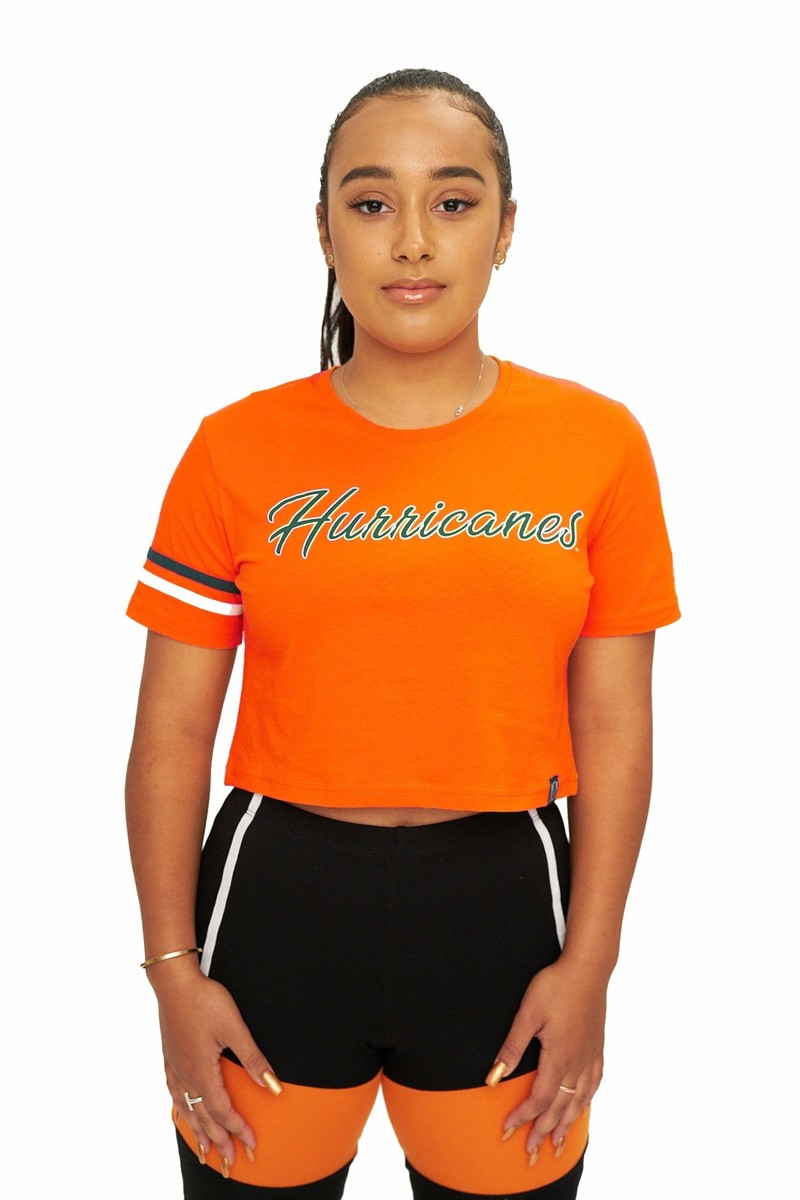 Miami Hurricanes Women's Logo Crop