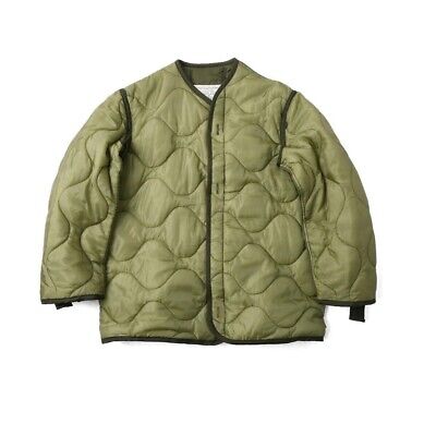US ARMY MILITARY M65 FIELD JACKET COAT LINER QUILTED INSULATED OD GREEN ...