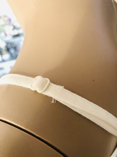 CAMISOLE TOP GIRL’S AGE 8/10 CREAM ADJUSTABLE STRAPS ELASTICATED FRILLED WAIST - Picture 7 of 11