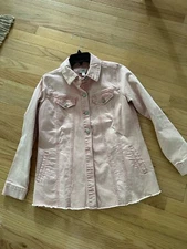 Logo Lori Goldstein Denim Jacket NWT Rosebud 4 A587517❤️❤️💕