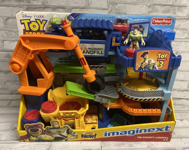 Fisher Imaginext Toy Story 3 Tri County Landfill Playset for sale