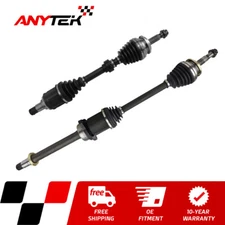 Pair Front CV Axle Shaft for 2006-2012 Toyota RAV4 2WD 2.4L 2.5L 2009 2010 2011