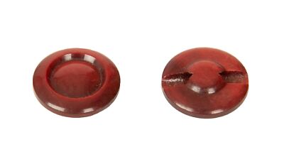 SG Set 4 runde Kunststoffknöpfe mit Nähschaft mm.19 x 19 x 6 mm artic