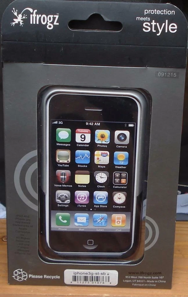 iFrogz Luxe Original - iPhone 3G/3GS - NUEVO EN PAQUETE Terciopelo Acabado Suave Foto 4 de 4