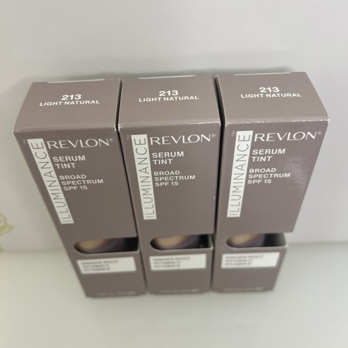 Revlon Illuminance Serum Tint Color: Light Natural 213Size: 0.94 oz Lot Of (3) - Picture 2 of 14