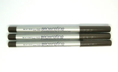 MAYBELLINE NEW YORK 3 x MAYBELLINE BROWrefine EXPRESSION EYEBROW pencil - BROWN / braun
