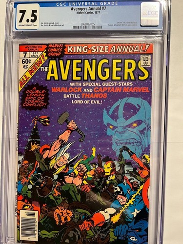 Avengers Annual #7 1977 CGC 7.5