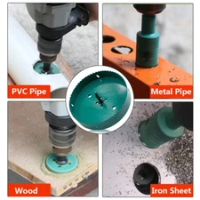 HeavyDuty Strong CarbonSteel BiMetal HoleCutter 165mm/6.5" Hole Saw Wood/Plastic