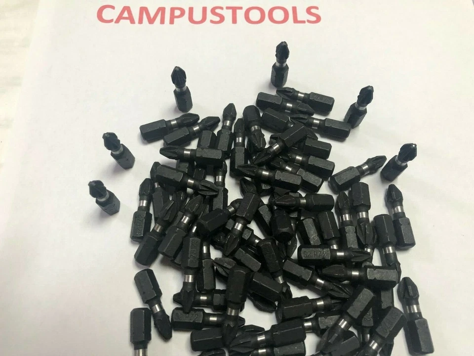 Pz2 IMPACT EXTREME SCREWDRIVER BIT 100pcs DRILL fit MAKITA DEWALT BOSCH MILWAUKE