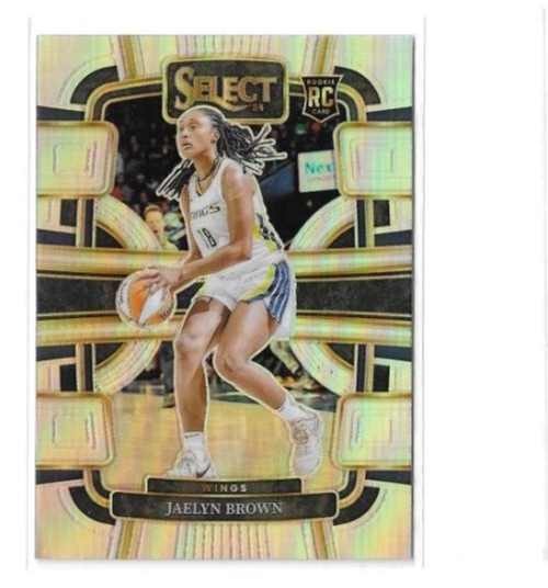 Jaelyn Brown 2024 Panini Select WNBA Basketball Rookie RC Silver