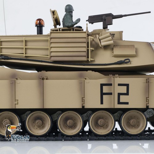 2.4Ghz Henglong 1/16 M1A2 Abrams RTR RC Infrarot Tank 3918 Modell BB-Schießen - Bild 16 von 16