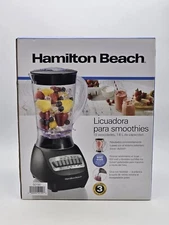Hamilton Beach 50190 Smoothie Blender with 56oz Plastic Jar - (Black) NEW