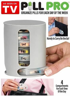 7 Tage Pillendose Tablettenbox Medikamentenbox Pillenbox Organizer  - Bild 1 von 4