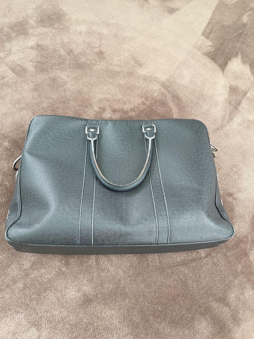 Louis Vuitton Business Bag Taiga Leather Genuine mens Gem