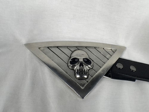 The Phantom, Skull Belt Buckle, Real Prop Replica, Metal, Belt, Plaque, Stand - Picture 7 of 11