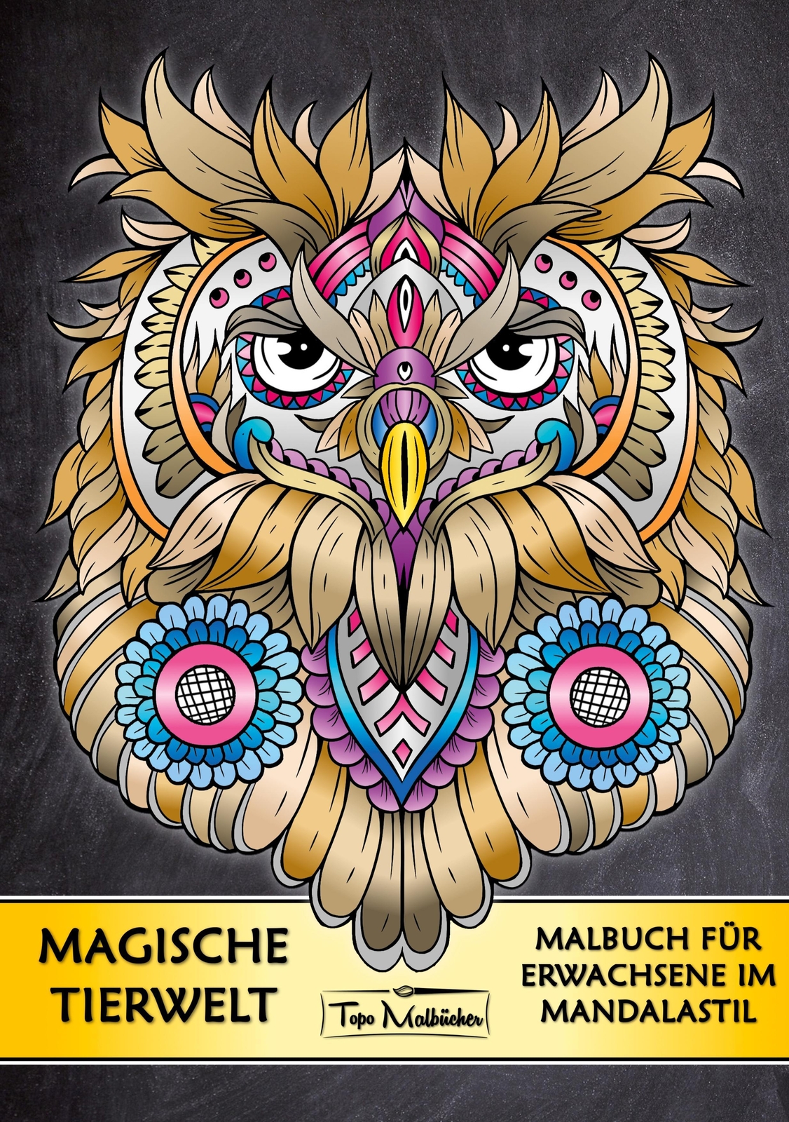 Malbuch Für Erwachsene Tiere: Magische Tierwelt Ausmalbilder ...