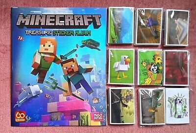 Álbum De Figurinhas Gratuito do Minecraft Treasure