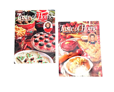 Vintage lot cookbooks used books Taste of Home Aug/Sept 1994/Dec/Jan 1995