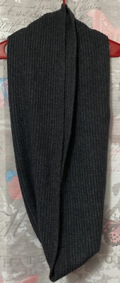 @@@ J. Crew Factory Women's Chunky Ribbed Knited Infinity Scarf Gray